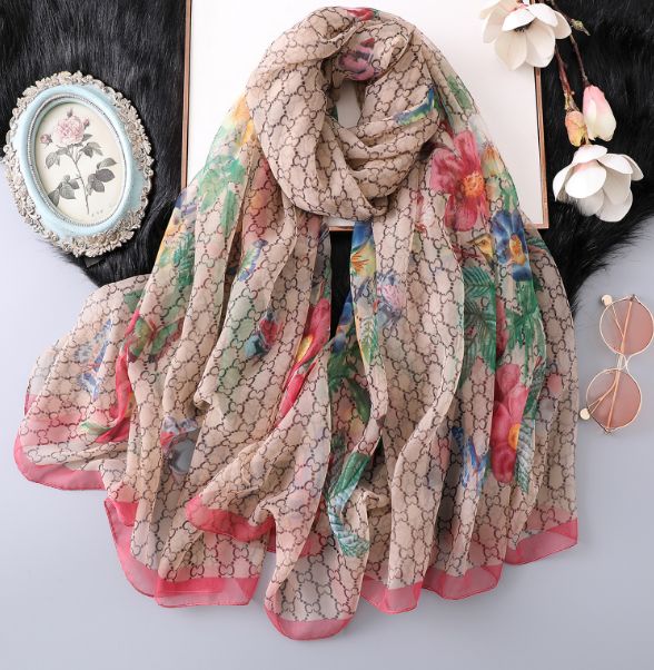 Women's Shawl Autumn-Winter Coat With European And American Style Casual Explosive Scarf