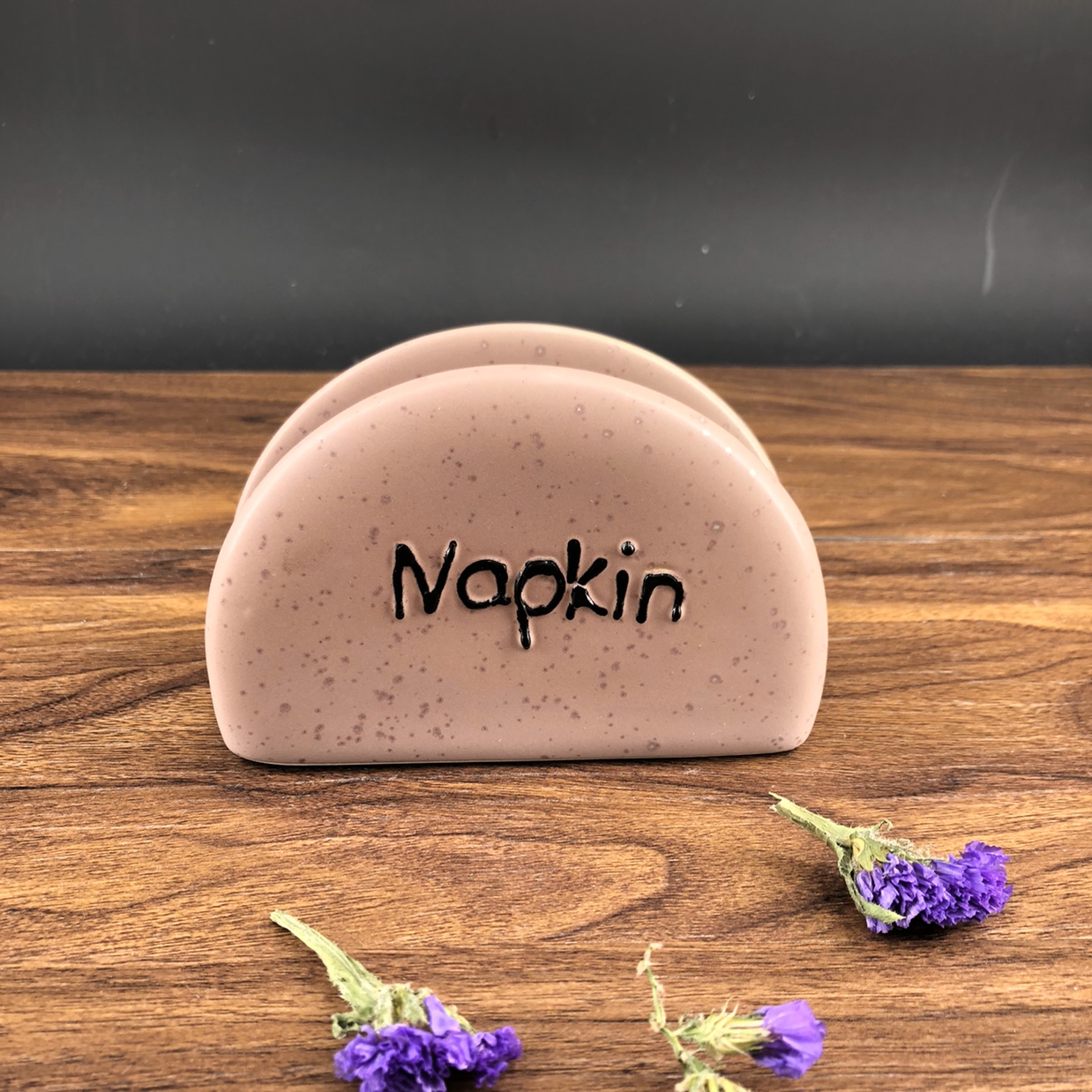 Square tissue holder, napkin holder