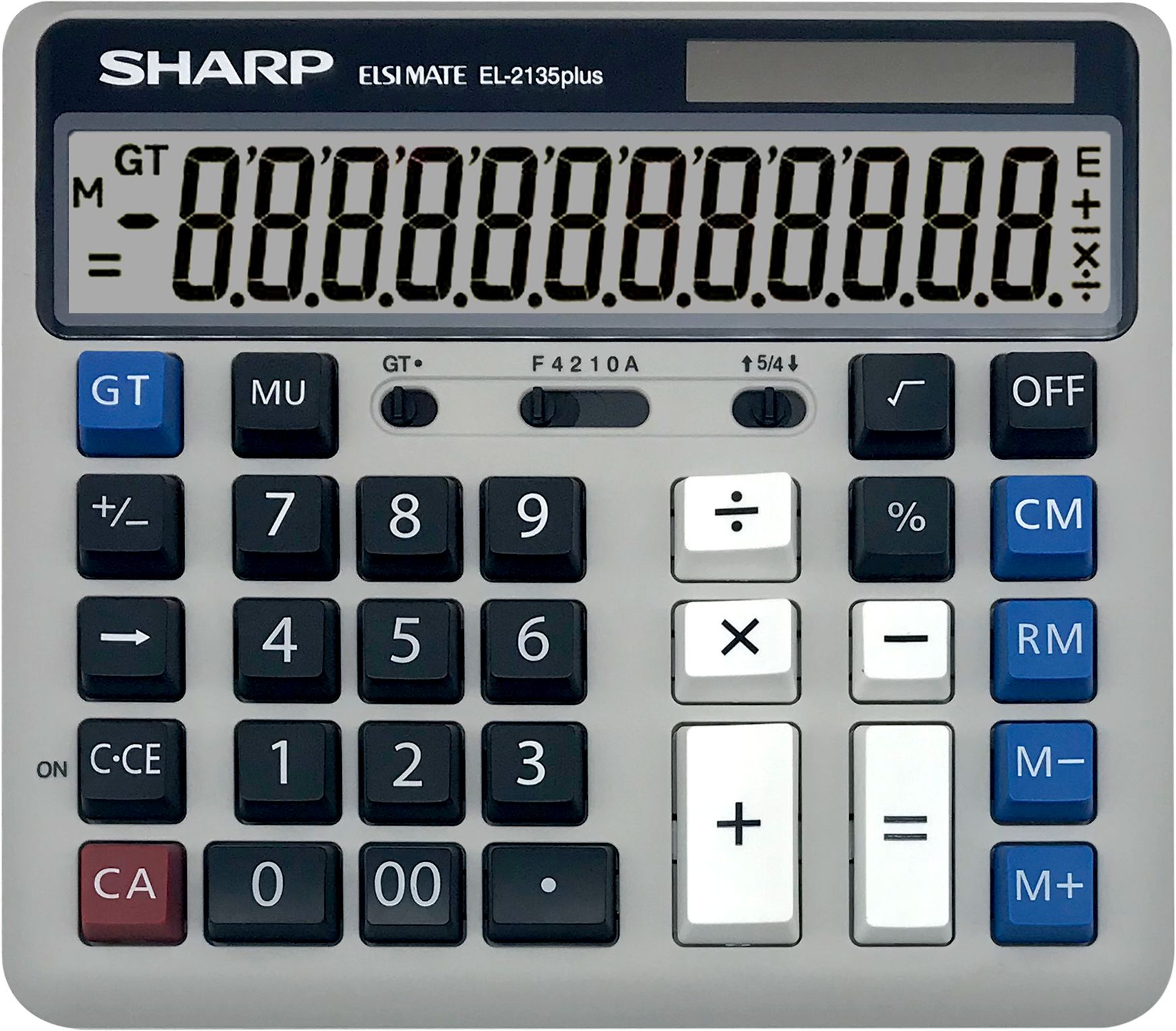 Real Sharp EL-2135 computer keypad large bank calculator Financial accounting office calculator