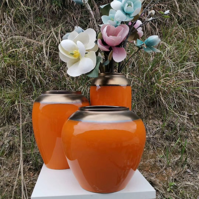 工艺品摆件曙光工艺陶瓷工艺品陶瓷花瓶装饰摆件图