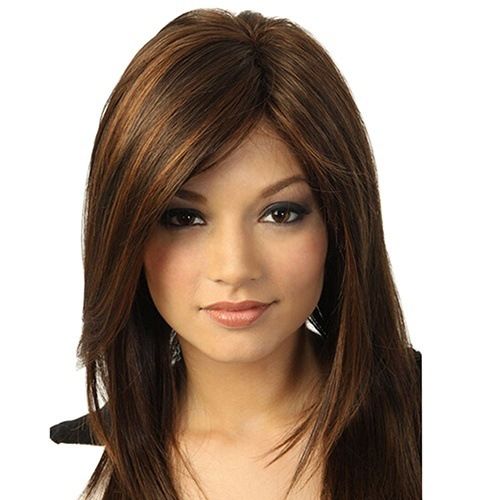 Amazon new hot style wigs female and American wigs black wigs in the long hair wigs wig cover manufacturers wholesale