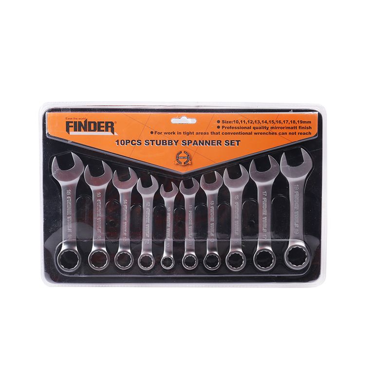 Finder 10PC Short Combination Spanner Set thumbnail