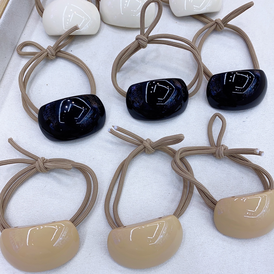 2022高级奶茶系列皮筋网红爆款三春0020