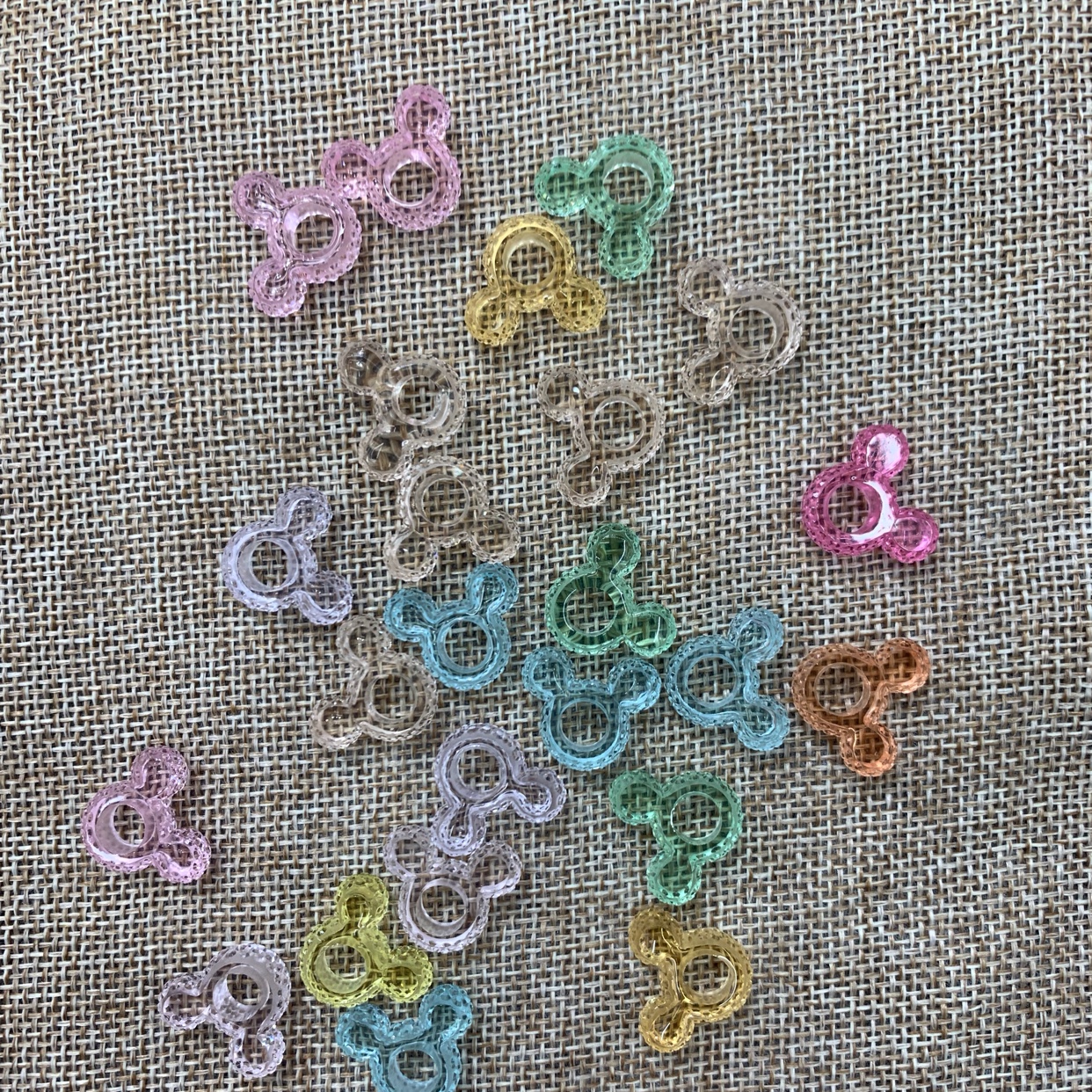 Butterfly Jewelry accessories ab glue epoxy resin hollow cartoon style semi-transparent color