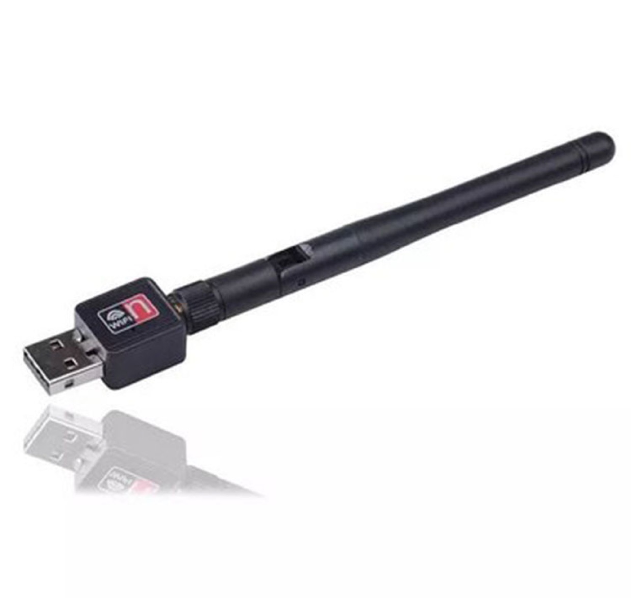 批发150M无线网卡 USB2.0小网卡带天线电脑WIFI接收器 802天线细节图