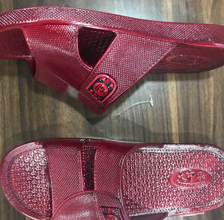 Men's oil slippers details Picture