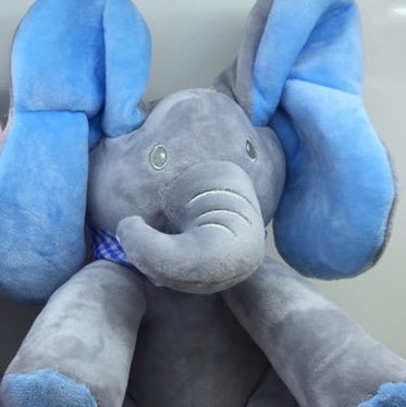 The new best-selling electric plush toy with moving ears, the elephant's ears can move, is from the commercial sea HNR Specification image