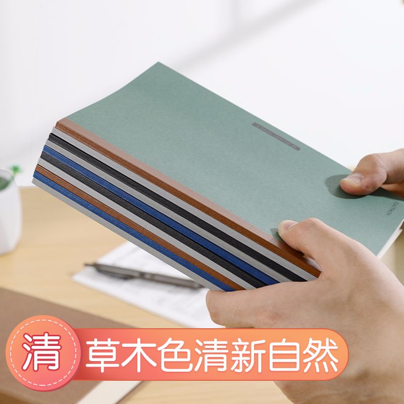 KOKUYO Guoyu NBSA540 horizontal line one-meter new pure wireless bound book, A5/40 pages, five-color mixed binding details Picture