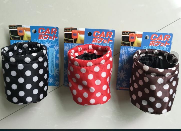 厂家直销有底（印花）汽车小挂包，风口置物袋产品图