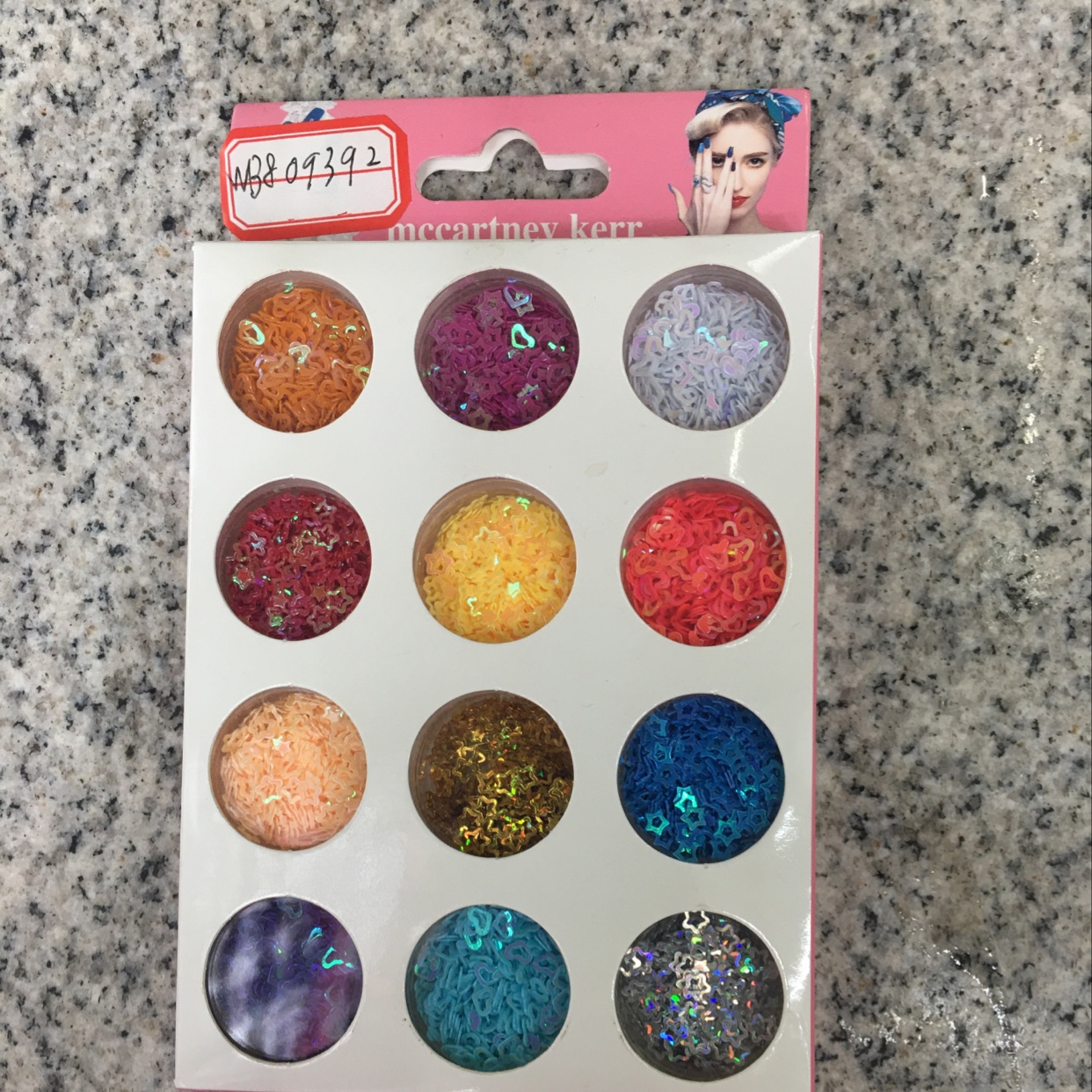Nail sheet gold powder Specification image