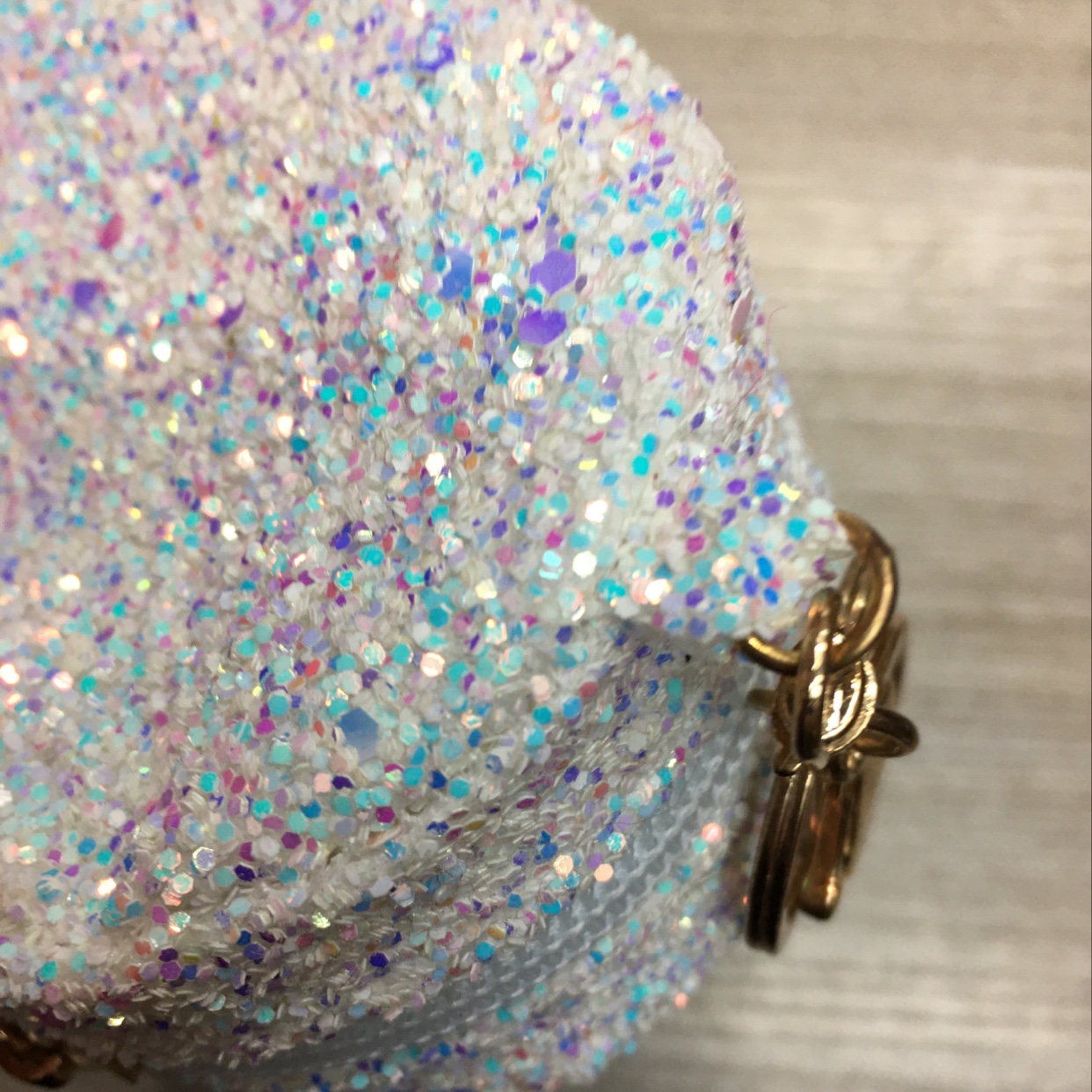 Small Sequin Pocket Change Bag undefined