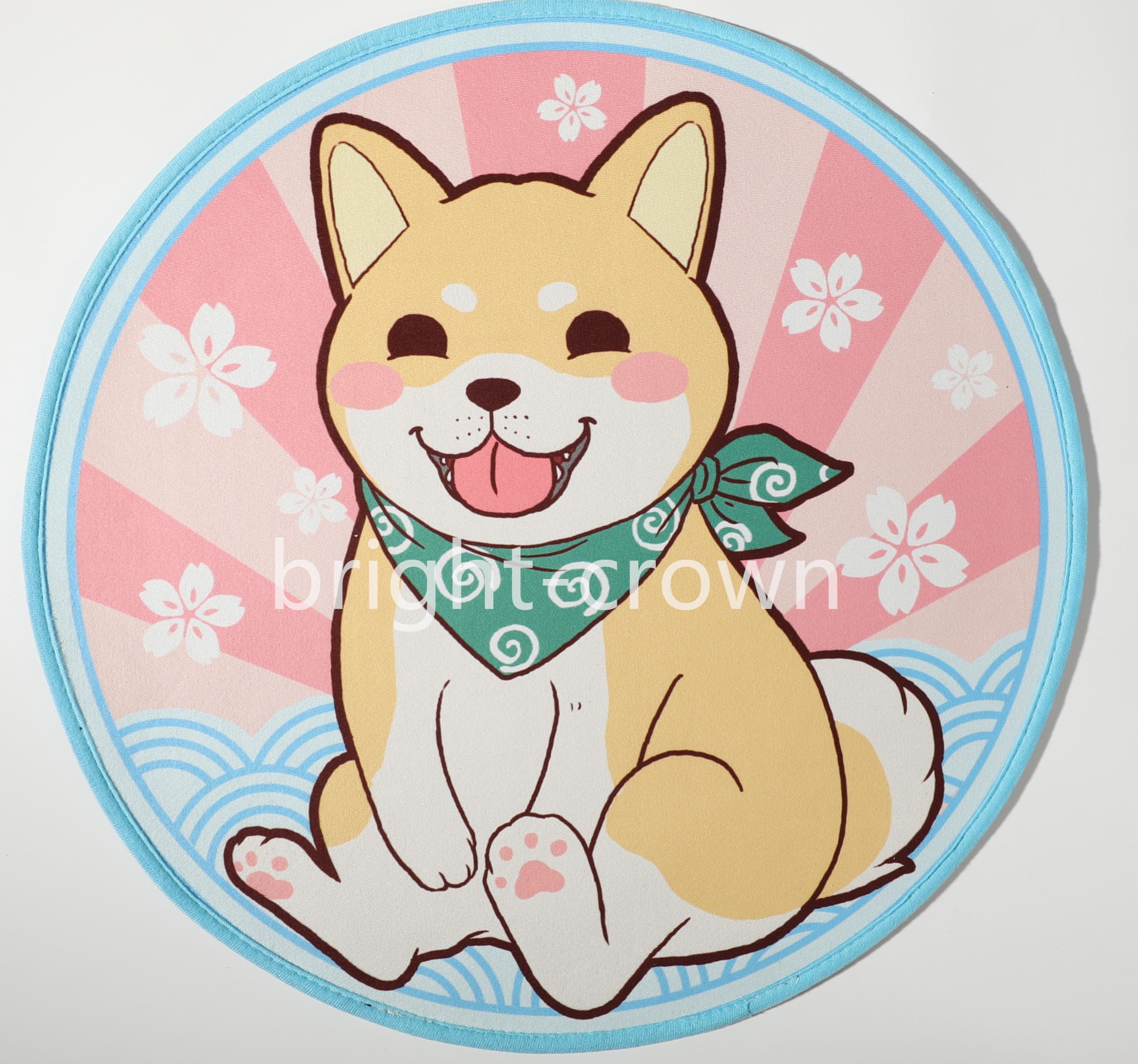 宠物垫子卡通糖果色圆形冬季狗窝垫毛毯猫咪垫子睡垫圆形厂家直销详情图4