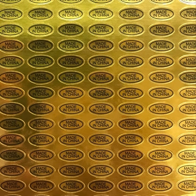 Paper gold base sticker thumbnail