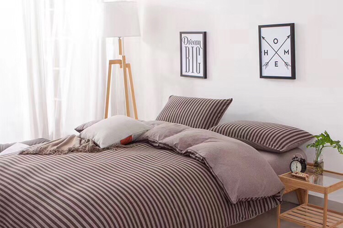 亲肤针织棉四件套裸睡天竺棉100全棉纯棉四件套床上用品床笠款详情图7