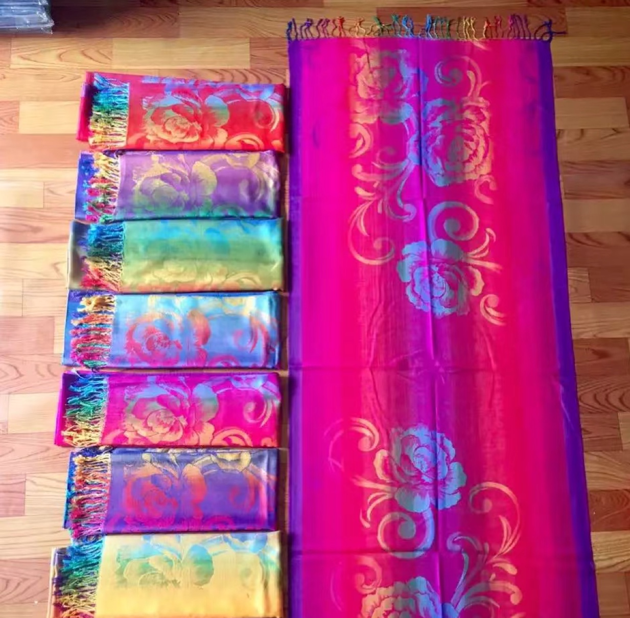 Polyester rainbow cape thumbnail