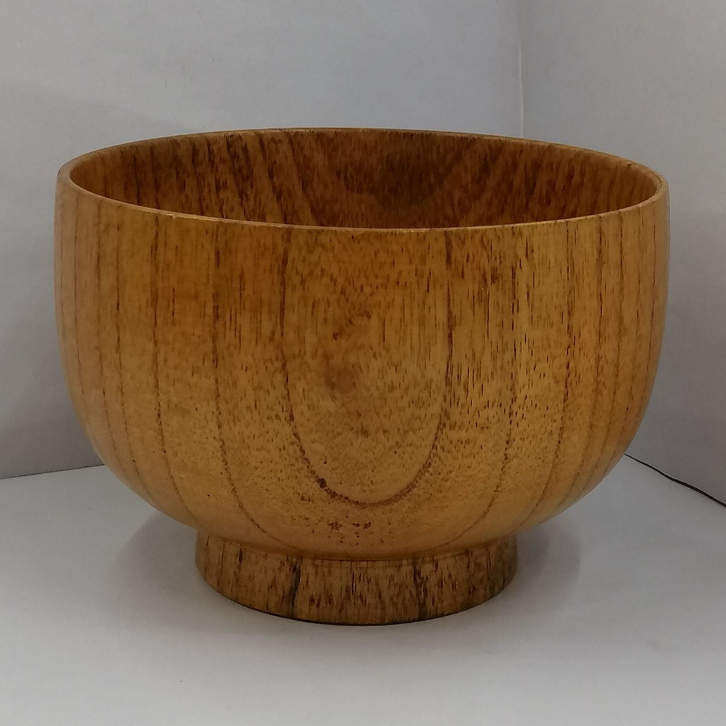 木制加厚小碗浅色家用环保碗饭碗外贸