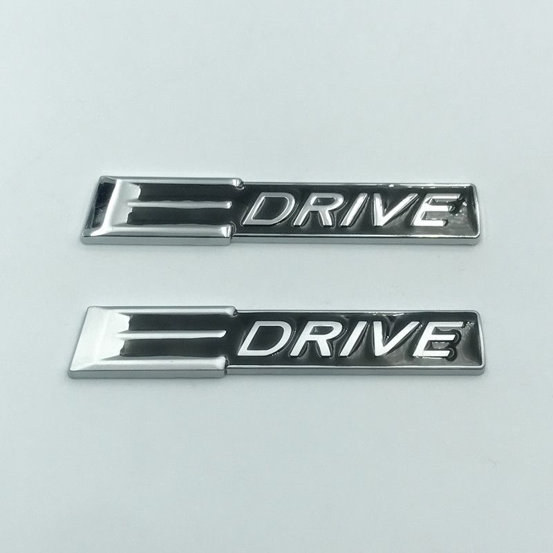 适用于宝马edrive标志尾标四驱标EDRIVE车标宝马新3系5系车贴车标