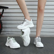 广州鞋捷安娜2572-1白绿，白灰两色35一40码爆款