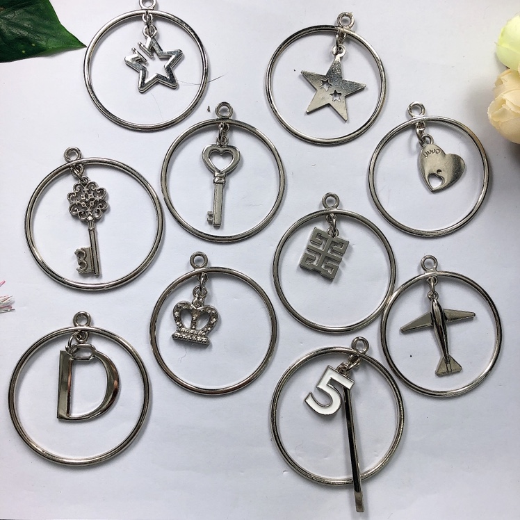 服装辅料箱包配件五金饰品帽子配件 合金圆圈夹小饰品