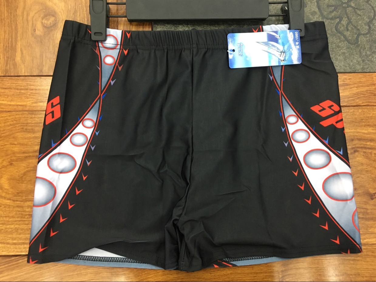 Men's enlarged Version of Dia orientated print swimming trunks 9