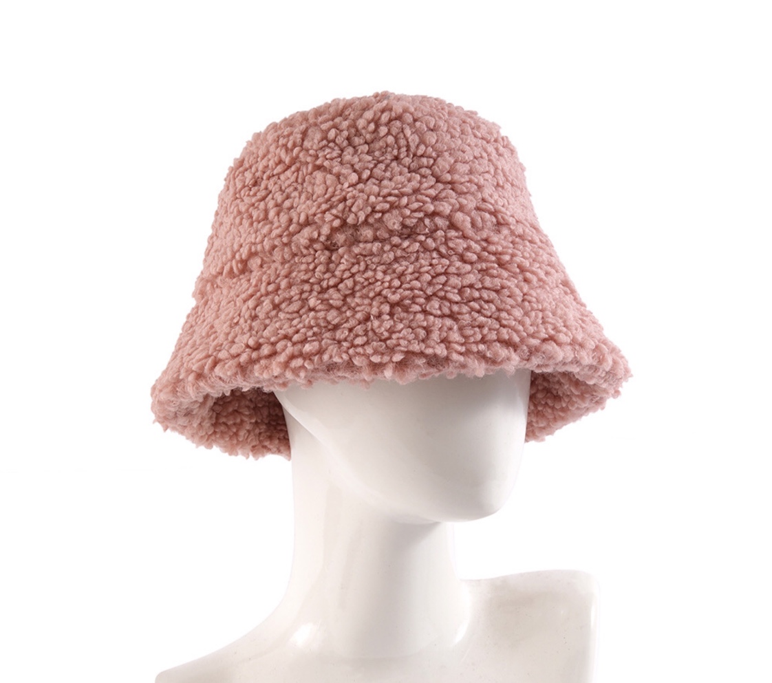 2020新款羊羔绒渔夫帽日系复古女士时尚保暖百搭渔夫帽字定制细节图