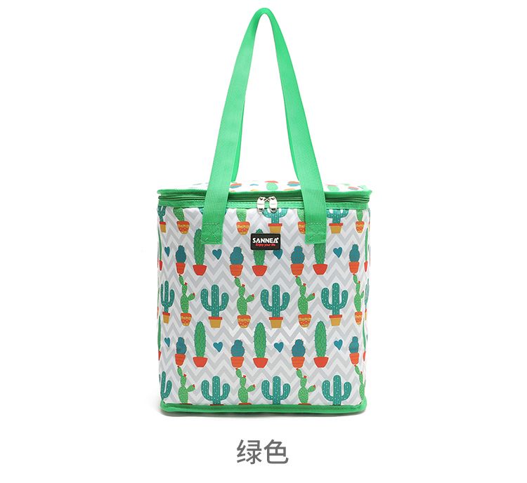 New aluminum film insulated bags, outdoor picnic and barbecue ice packs, fresh-keeping, refrigerated and insulated bags, hand-held lunch boxes and bento bags detail image 4