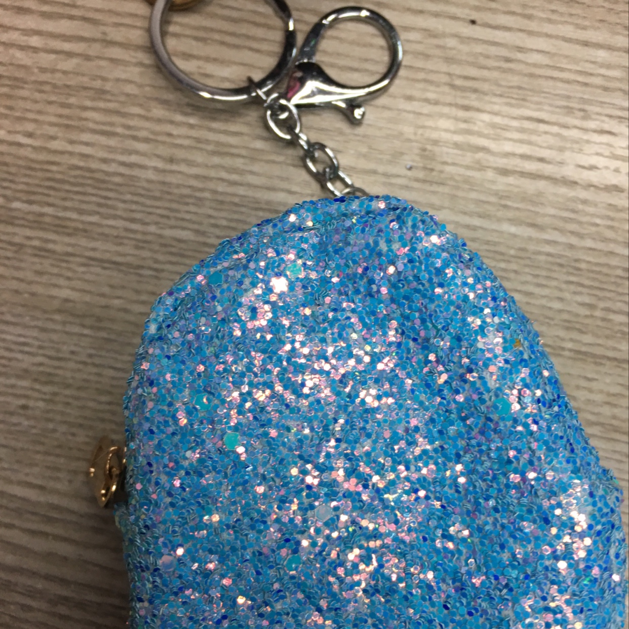 Small Sequin Pocket Change Bag Specification drawing