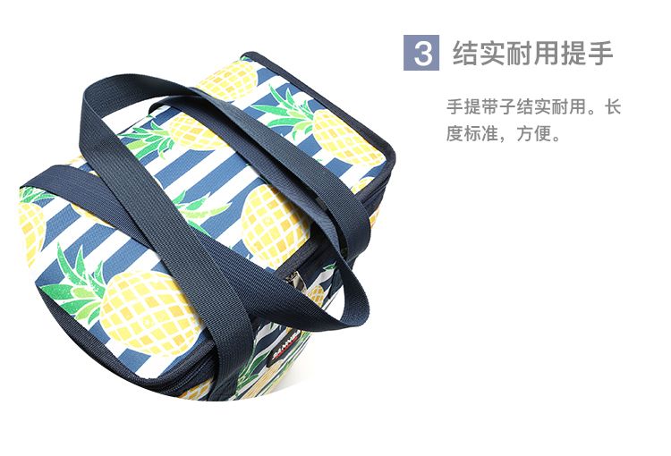 New aluminum film insulated bags, outdoor picnic and barbecue ice packs, fresh-keeping, refrigerated and insulated bags, hand-held lunch boxes and bento bags detail image 6