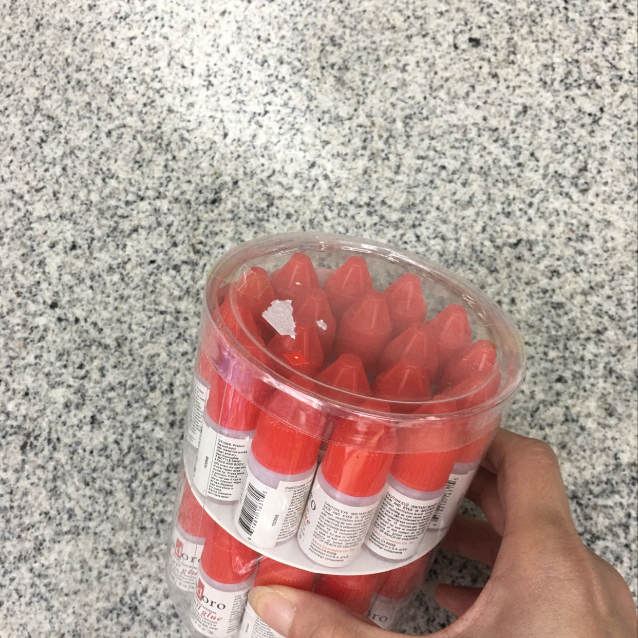 假片指甲胶水