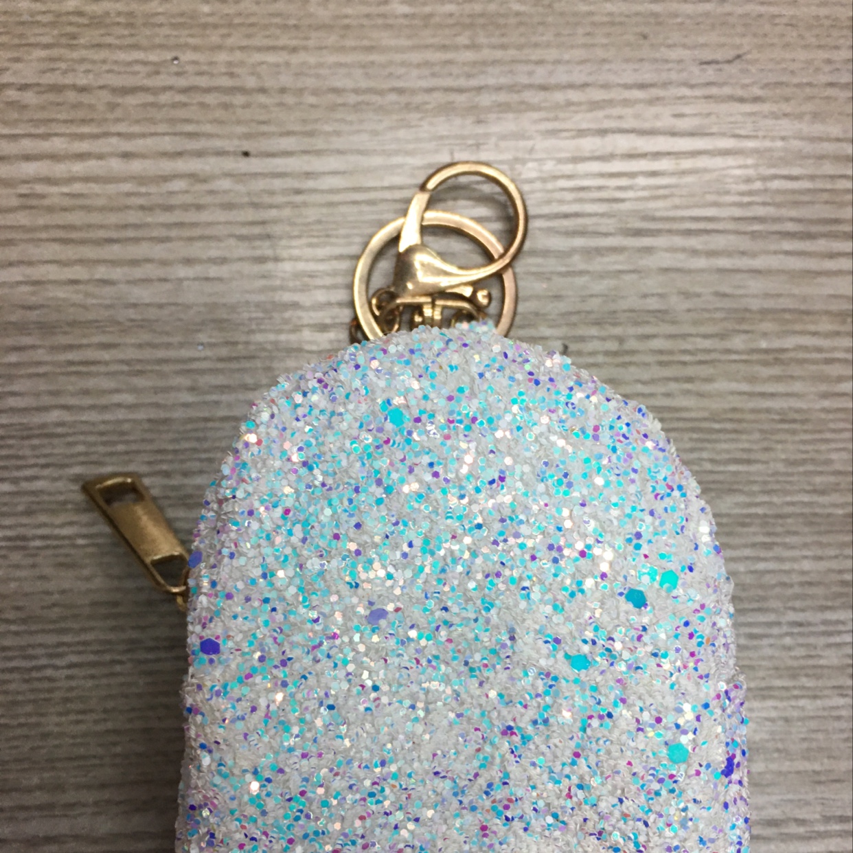Small Sequin Pocket Change Bag details Picture