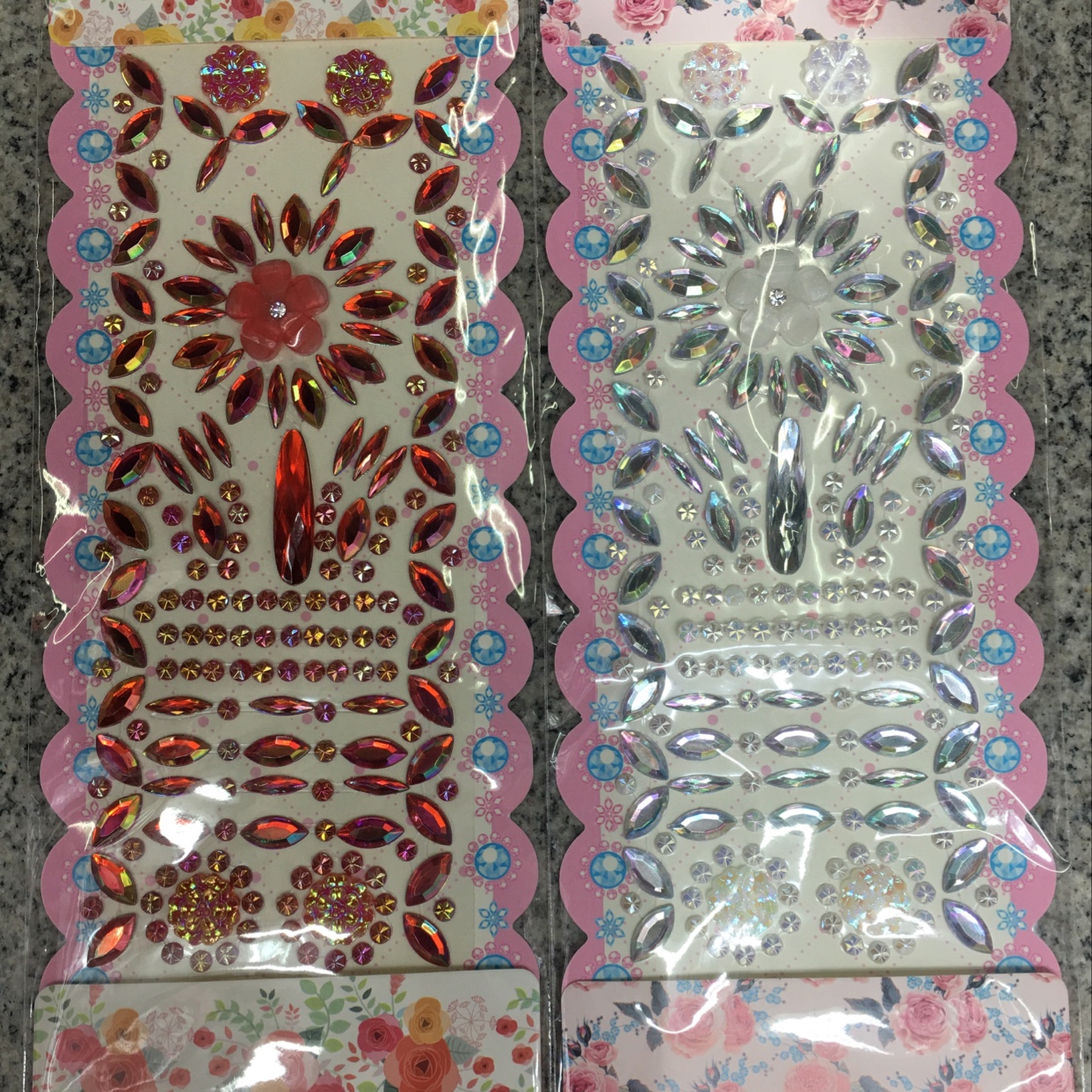 车贴 装饰钻贴 亚克力钻石贴