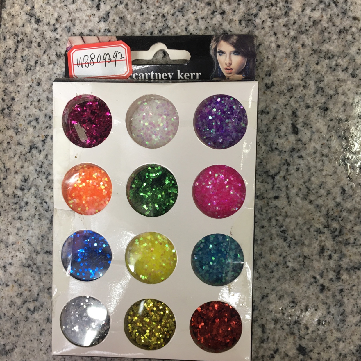 Nail sheet gold powder details Picture