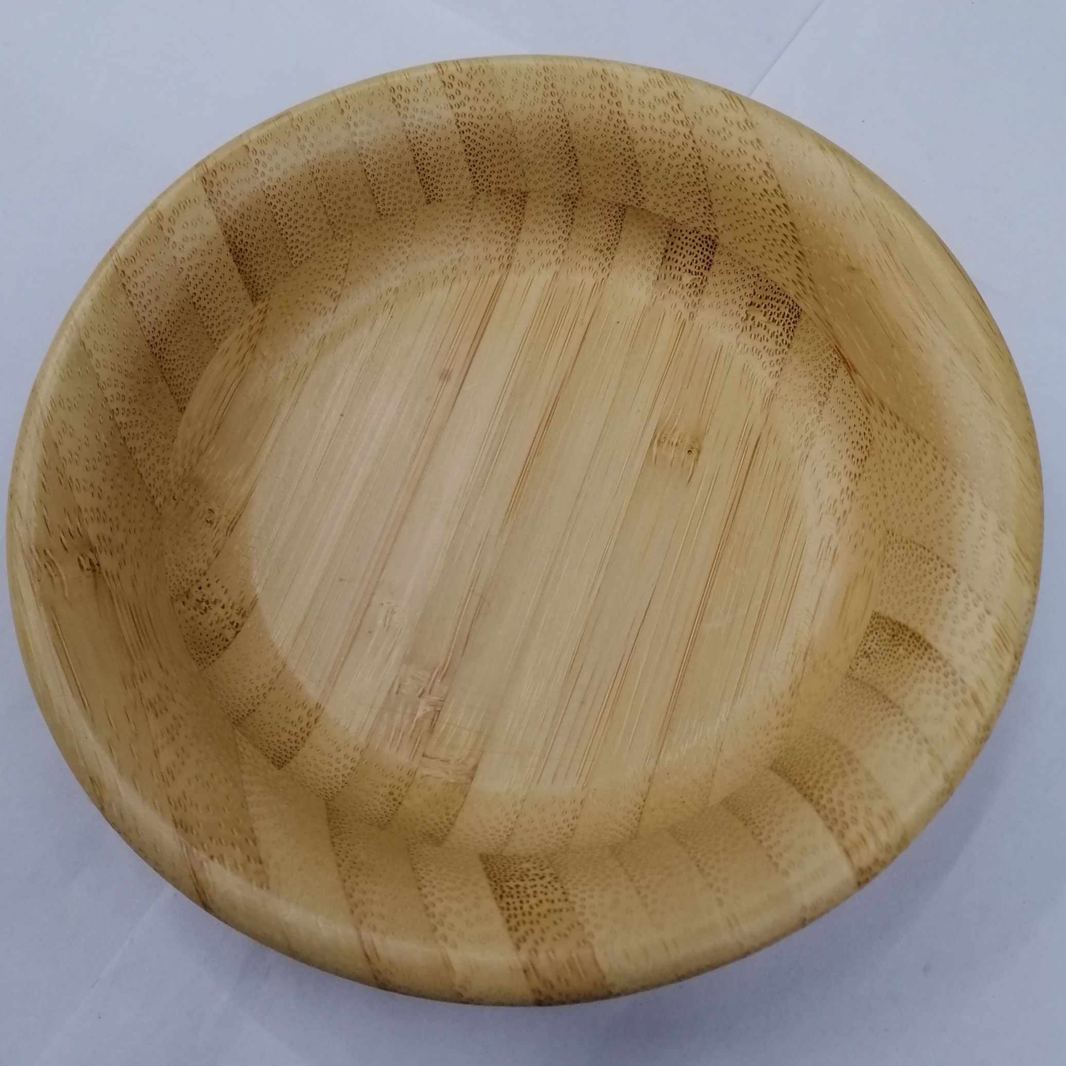 Bamboo round thickened bowl bamboo fruit bowl nut bowl Nordic household environmental protection