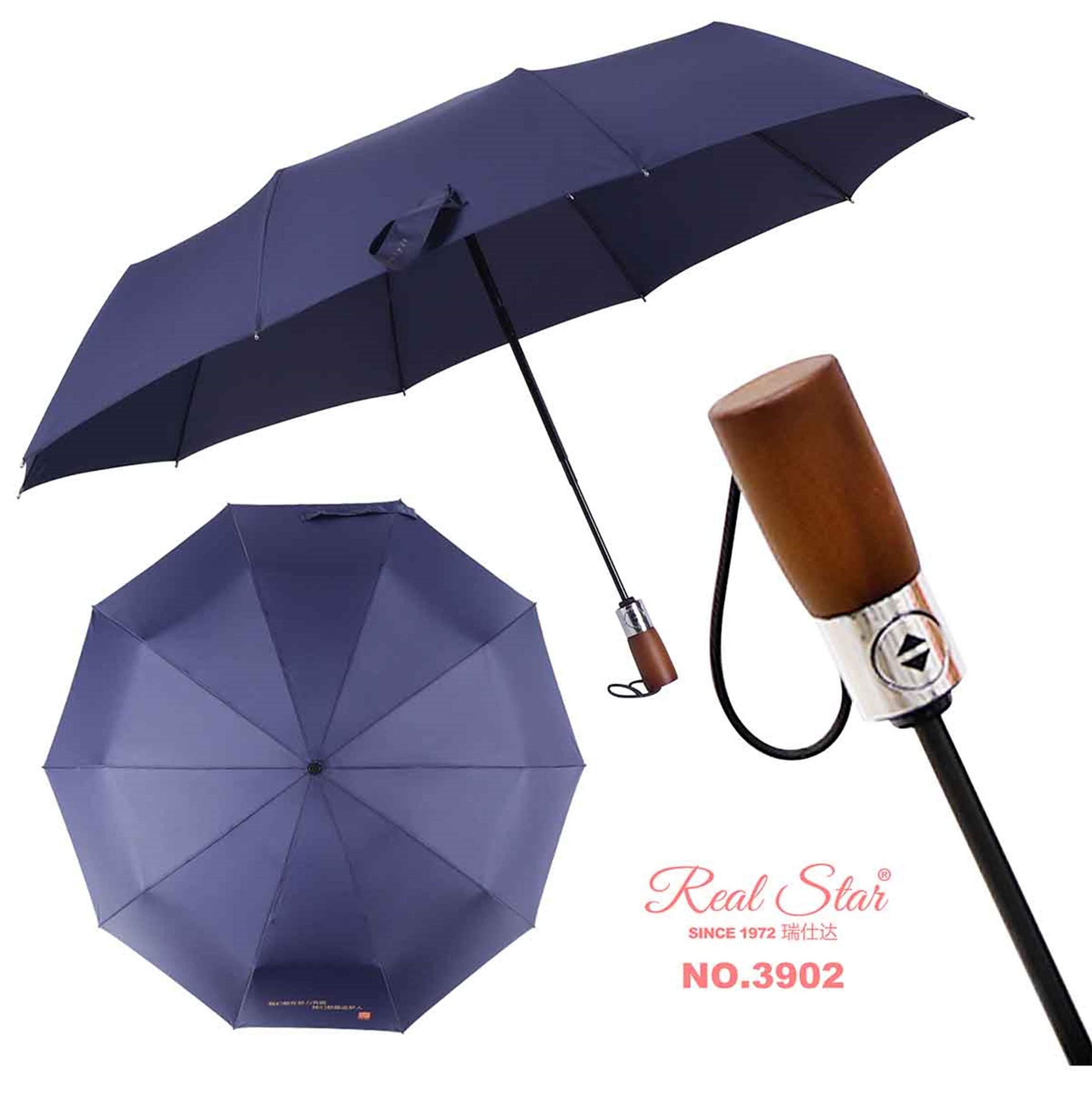 Yiwu Selection oversized umbrella handle full automatic folding umbrella /10559