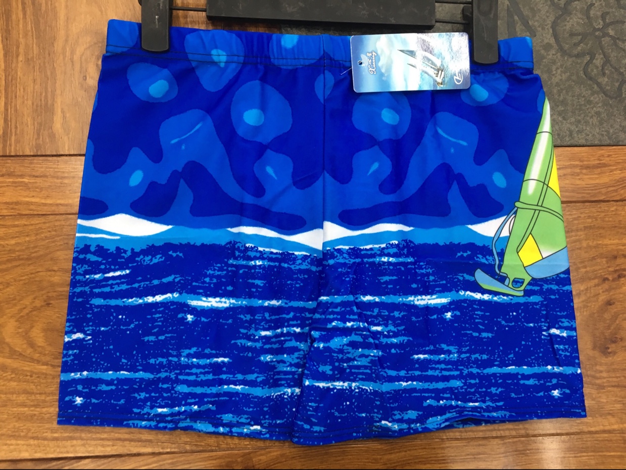 Men's enlarged Version of Dia orientated print swimming trunks 3