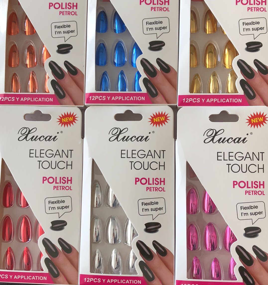 Manicure electroplated false nails details Picture