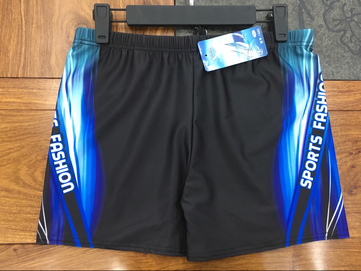 Men's enlarged Version of Dia orientated print swimming trunks 1 thumbnail