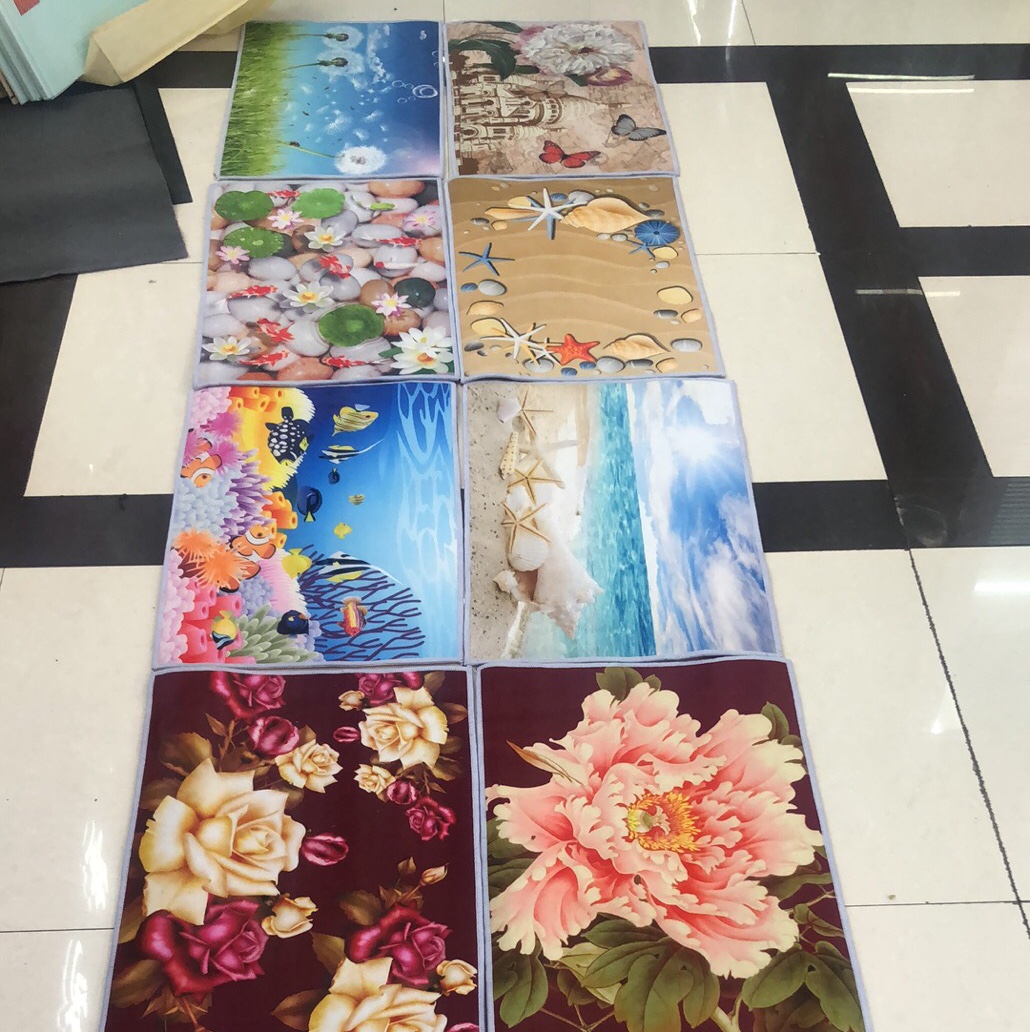 2023 New factory direct sales 40*60 no anti cloth HD printed floor mat Item Picture