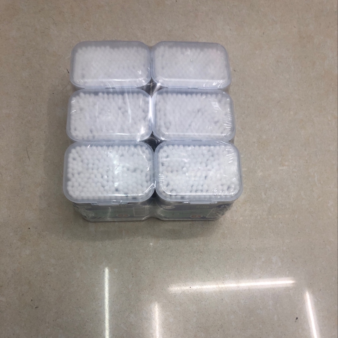 Big cube box cotton swab