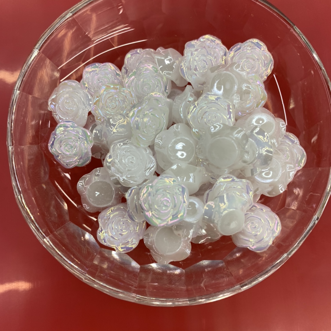 12mm rose: AB color: Red: Blue: Purple: Green: Pink: White: Yellow Packaging: 1000pcs Unit price: Pack