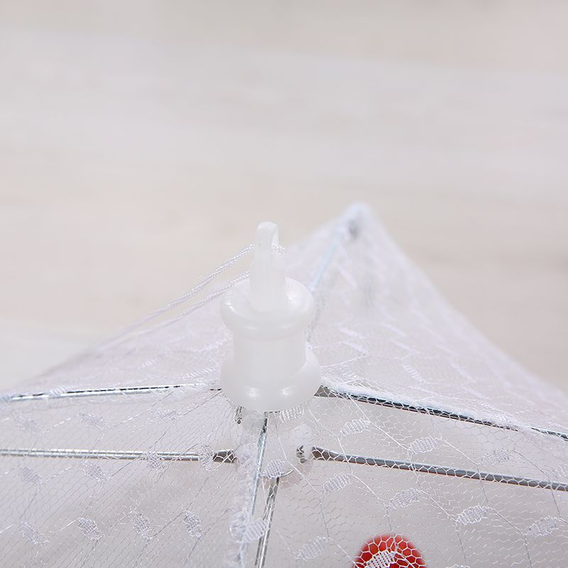 Custom Gauze Square Foldable Meal Cover Can Be Hung Fly Proof Food Cover Lace Can Be Removed And Washed Table Cover Application Scenario