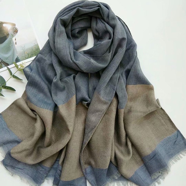New Yarn-Dyed Double-Layer Mohair Scarf, Korean Version Of All Autumn And Winter Warm Specification drawing