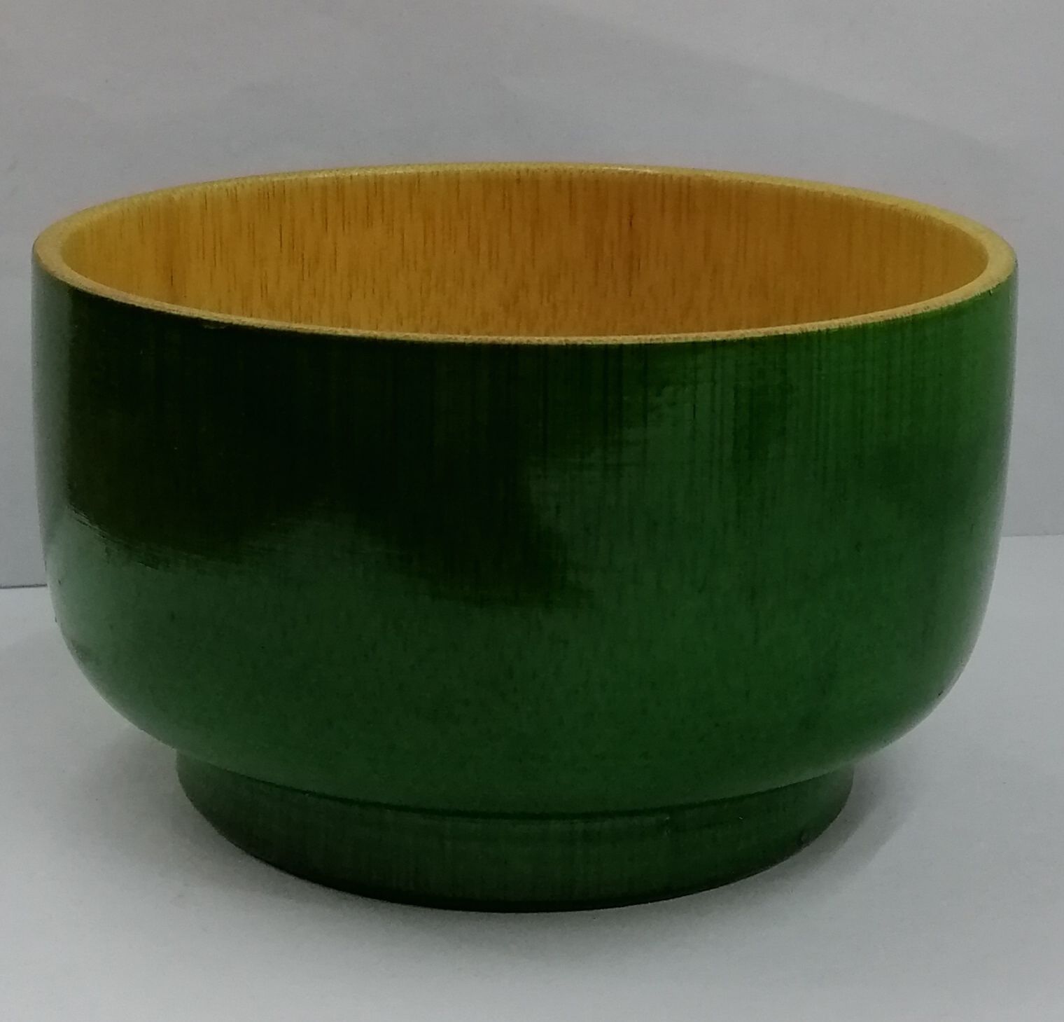 Wooden thickened bowl green household environmental-friendly bowl rice bowl foreign trade