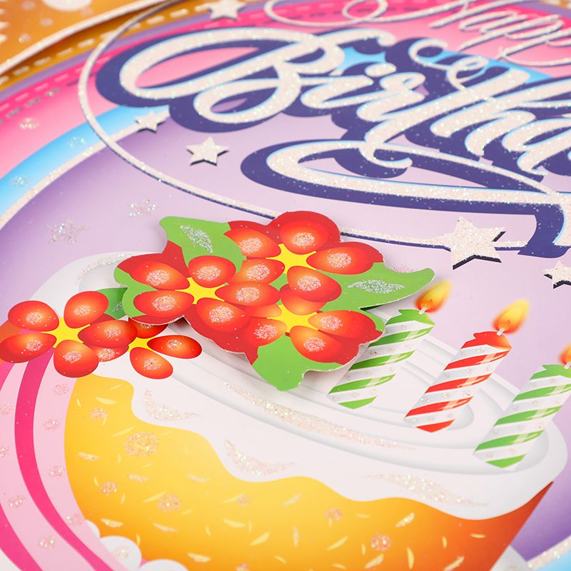 2023年畅销的3D圣诞用品生日贴纸详情2