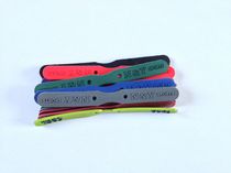 Flower rope two-color luggage garment injection molding translucent pull piece zip tail head 18