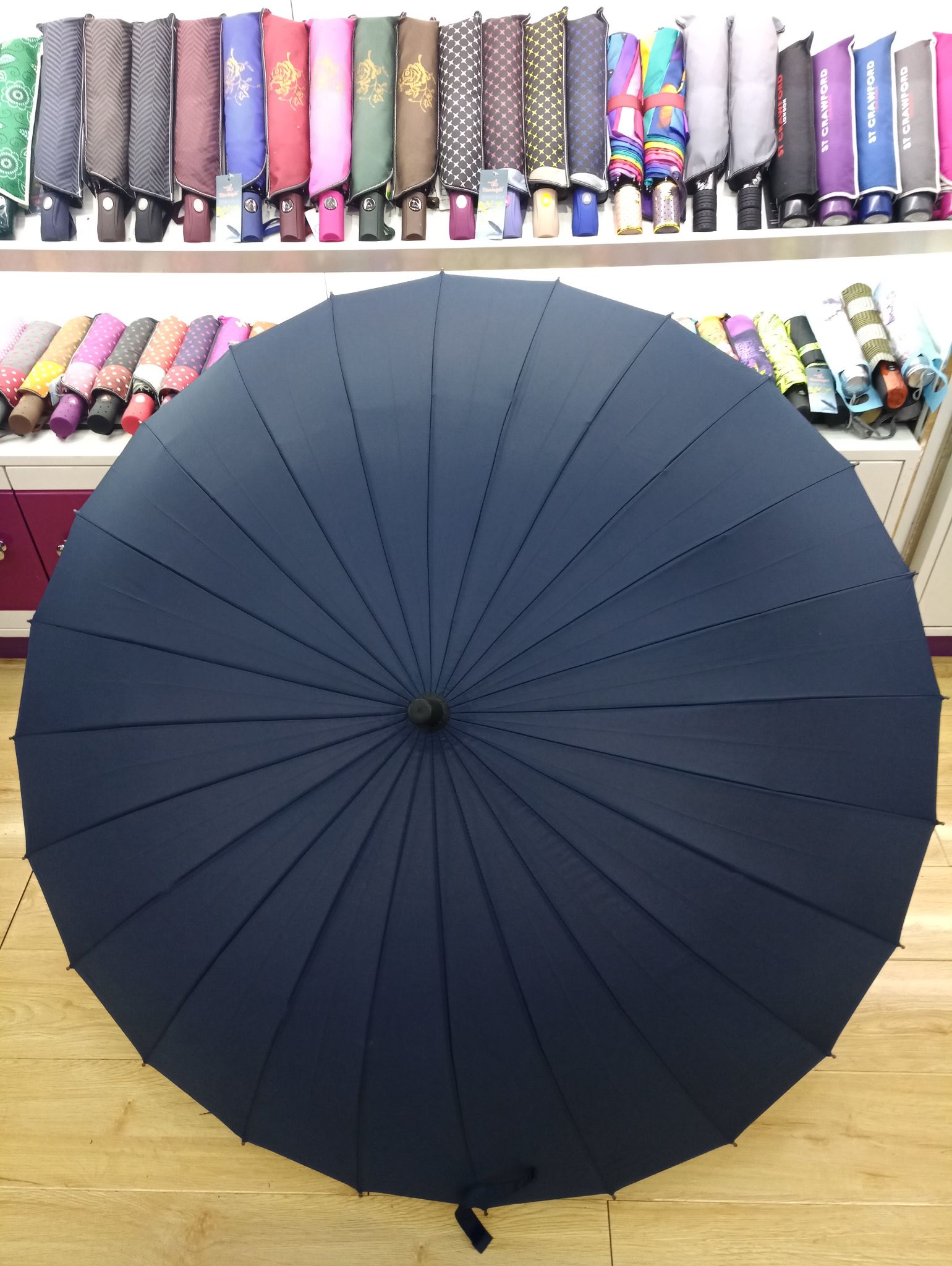 65CM 24K plain umbrella, advertising umbrella, export umbrella, enlarged umbrella, hand-opened umbrella Application Scenario