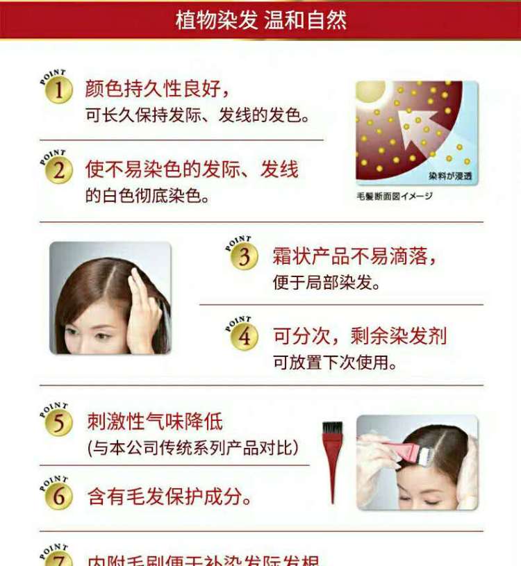 美源染发剂7g
