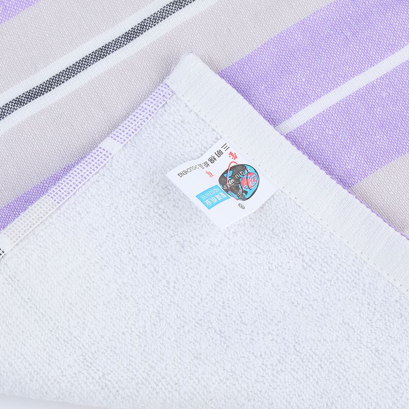 Pure cotton gauze towel, striped ancient woven high-quality cloth towel, seal ball towel detail image 4