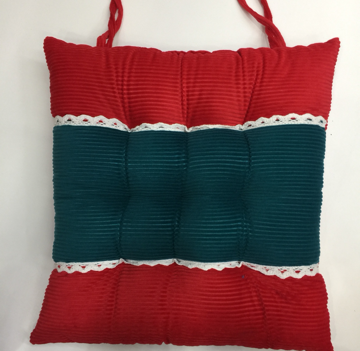 New Burst Factory Direct Sales 40*40Cm Color Matching Corduroy Nine-Hole Cushion Home Sofa Tatami Dining Table Chair Cushion Office Students Warm Soft Cushion details Picture