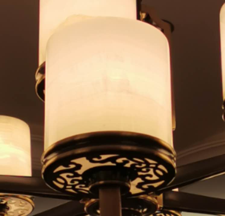 国潮系列鼎居灯饰旗下新中式全铜玉石吊灯温馨独特风格详情1